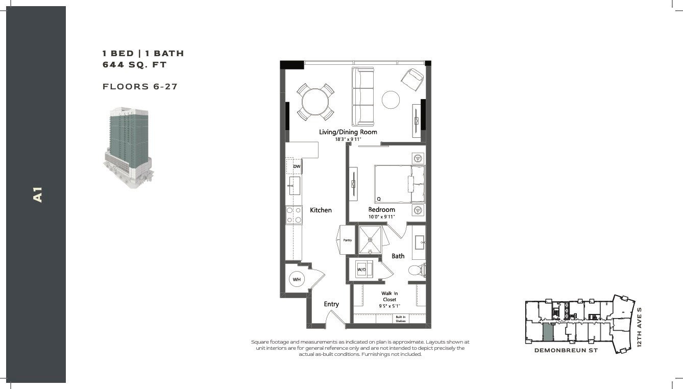 1212 Demonbreun St #1804 Nashville, TN 37203